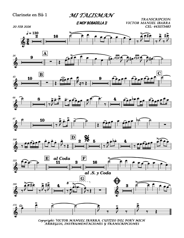 La imagen puede contener una previsualizacion de una partitura